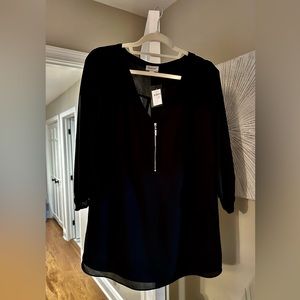 Meila’s Zip, Elbow Sleeve Top